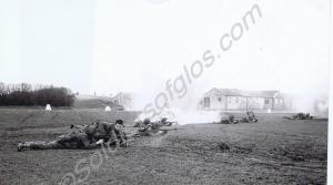 Platoon attack demonstration. Gloucestershire Regi