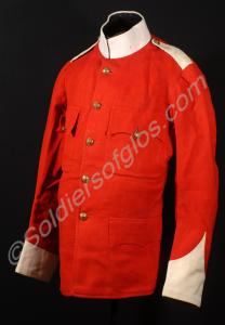 Officer's scarlet undress patrol dress jacket belo