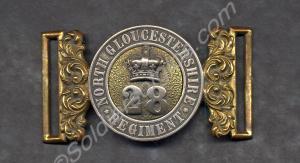 Waist belt buckle. 28th North Gloucestershire Regi