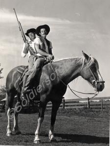 Two cowboy dudes of the Gloucestershire Regiment.