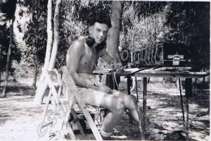 Lance-Corporal Reg Hazzell. Signals platoon,  1st