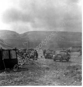 Camp scene.  Gloucestershire Regiment. Derna, Liby