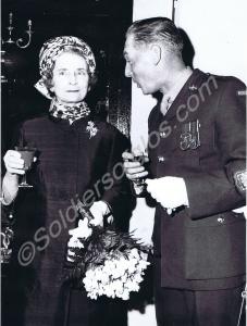 H.R.H. the Duchess of Gloucester with Regimental S