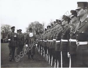 Inspection by the Lord Mayor. Gloucestershire Regi