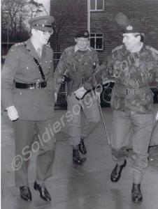 Colonel-in-Chief H.R.H. The Duke of Gloucester wit