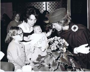 H.R.H. The Duchess of Gloucester with Mrs. Joy Smi