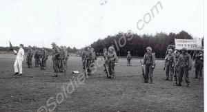Anti-riot company training. Gloucestershire Regime