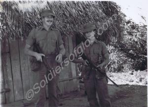 Lance-Corporal Hyde and Private Cunneen. 1st Batta