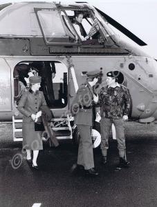 The Duke and Duchess of Gloucester leaving Wessex