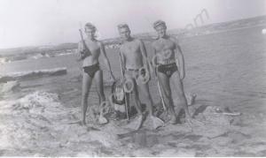 Members of the sub-aqua club. Lance-Corporal Galle