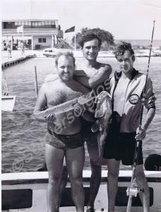 Fishing trip. Private Pegler, Corporal Kelly and L
