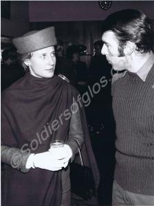 The Duchess of Gloucester in conversation with War