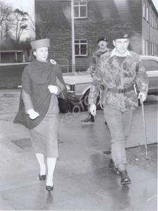 The Duchess of Gloucester with Major Terry Dutton.