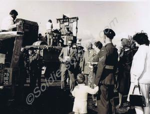 Judging the floats at the Back Badge Day Fair. Maj