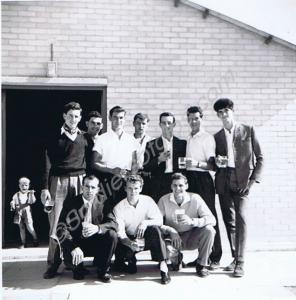 Soldiers on a visit to Kuwait. "D"' Company, 1st B