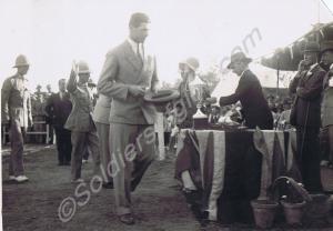 Prize-giving ceremony. 1st Battalion, The Gloucest