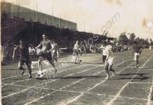 Relay race. 1st Battalion, The Gloucestershire Reg