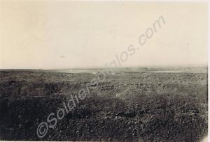 View of the desert near the Pyramids. 1st Battalio