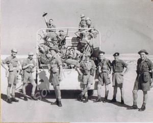 On their way to Ras al Khaimah. No. 2 Platoon, "A"