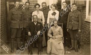 Family photograph, Private Hubert Charles Barnes M