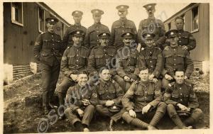 Group of sergeants. Sergeant Hubert Charles Barnes