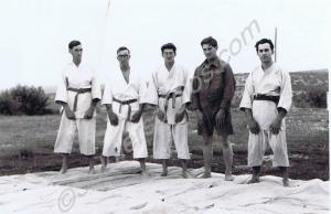 Judo team. Corporal Brooks, Sergeant Neaves, Corpo