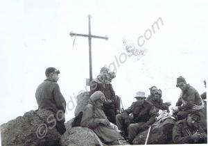 On the summit of Point Lenana. Sergeant Boulton, C