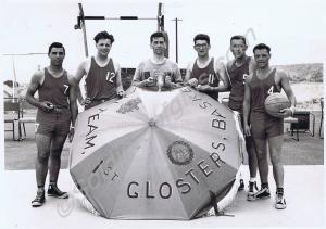 Basketball team, winners of the Army Basket Ball C