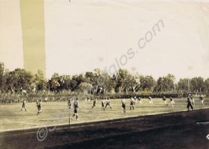 Rugby match. 1st Battalion, The Gloucestershire Re