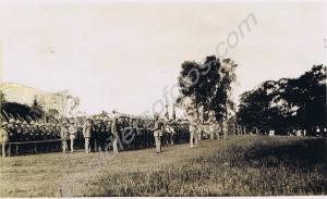 Parade. 1st Battalion, The Gloucestershire Regimen