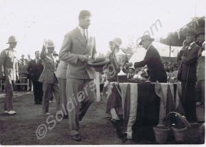 Prize giving. 1st Battalion, The Gloucestershire R