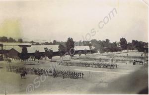 Abbassia parade ground.  1st Battalion, The Glouce