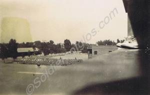 Abbassia parade ground.  1st Battalion, The Glouce