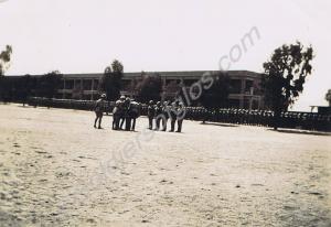 Abbassia barracks and parade ground.  1st Battalio