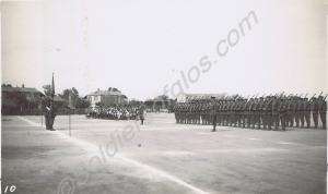 Abbassia barracks and parade ground.  1st Battalio