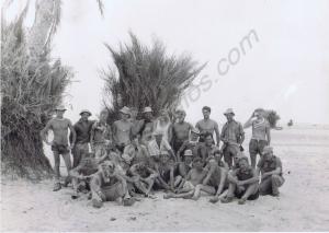 Reconnaissance Platoon en route to Kufra. 1st Batt