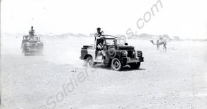 Reconnaisance Platoon returning from Kufra.  1st B