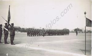 Abbassia parade ground. 1st Battalion, The Glouces
