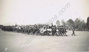 March past at Abbassia parade ground. 1st Battalio