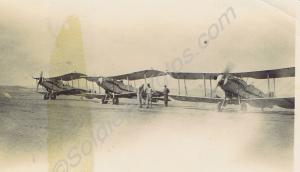 Bristol F2B fighters on ground. Egypt. c. 1928.