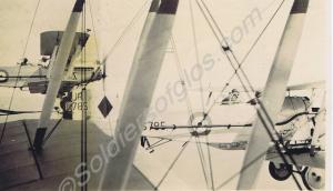 Bristol F2B fighters in flight formation. Egypt. c