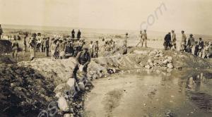 Construction work. 1st Battalion, The Gloucestersh