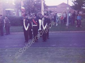 Colour Party on Onslow Road. Freedom Parade of the