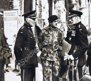 Freedom of the City Parade. Colonel J.P. Carne and