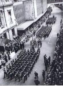 Freedom of the City Parade.  1st Battalion, The Gl