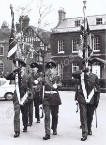 Freedom of the City Parade. Colour Party in the Ca