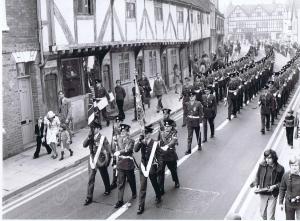 Freedom of the Town Parade. Gloucestershire Regime