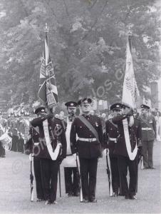 Freedom of the City Parade. Colour Party with Comp