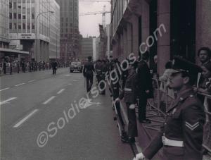 State visit of the President of Mexico. 1st Battal