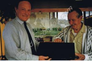 94 year-old Mr. A.E. Palmer, ex Gloucestershire Re